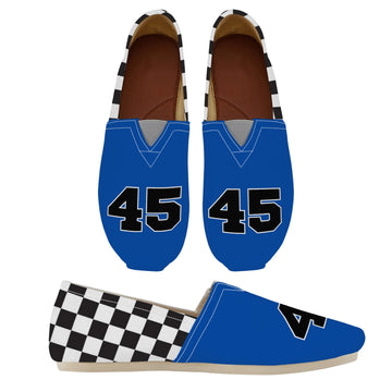 Blue Checkerboard Casual