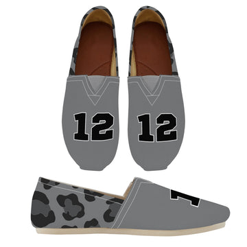 Gray Leopard Casual