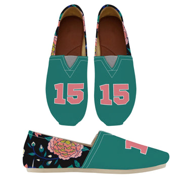 Teal Chinoiserie Bird Casual