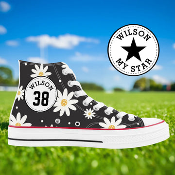 Black Daisy My Star High Top