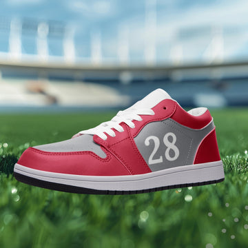 Bold Red & Gray Game Day Hustle