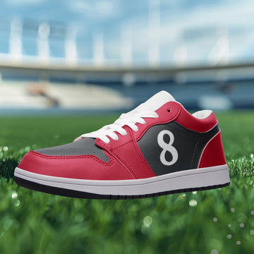 Bold Red & Charcoal Game Day Hustle