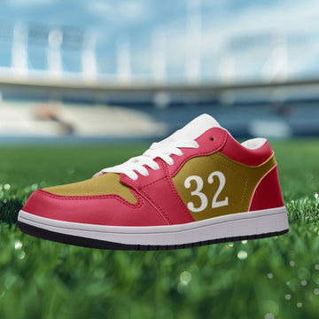 Bold Red & Gold Game Day Hustle