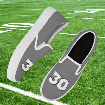 Gray Slip On