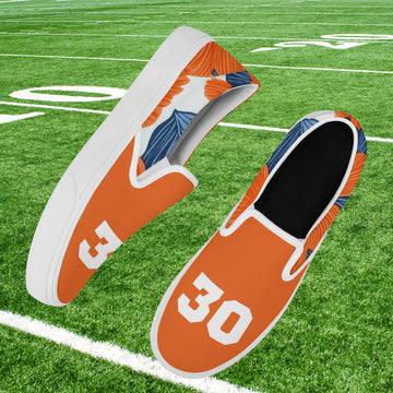 Vibrant Orange Slip On