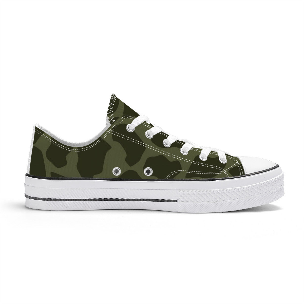 Green Leopard Low Top