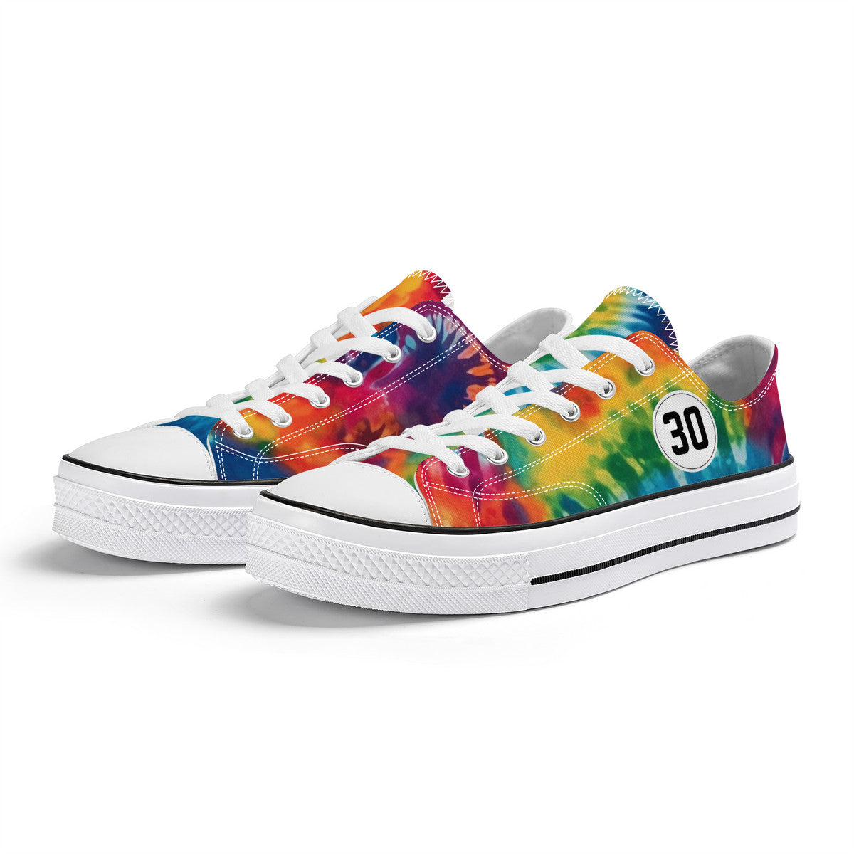 Rainbow Tie Dye Low Top