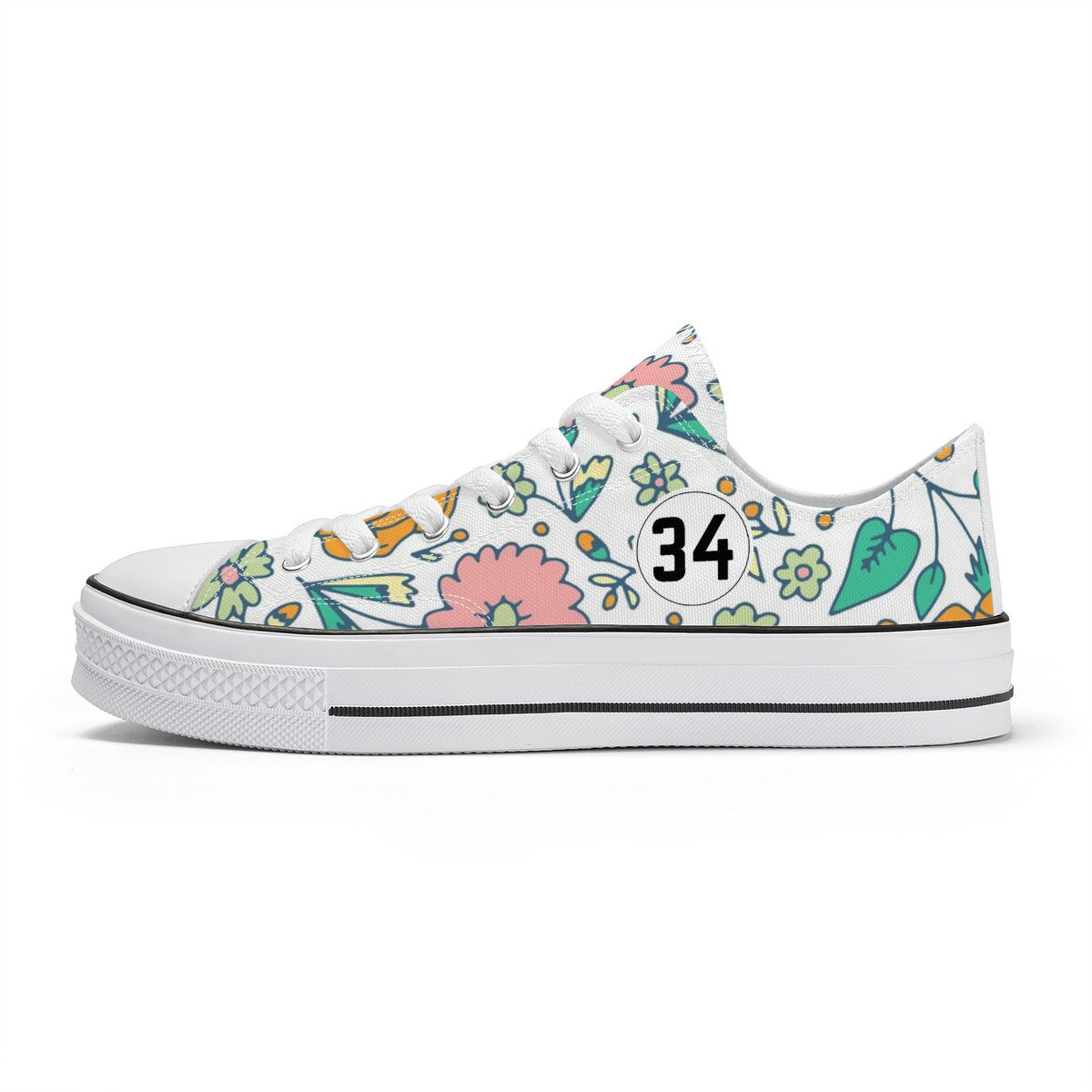 Ditsy Floral Retro Low Top
