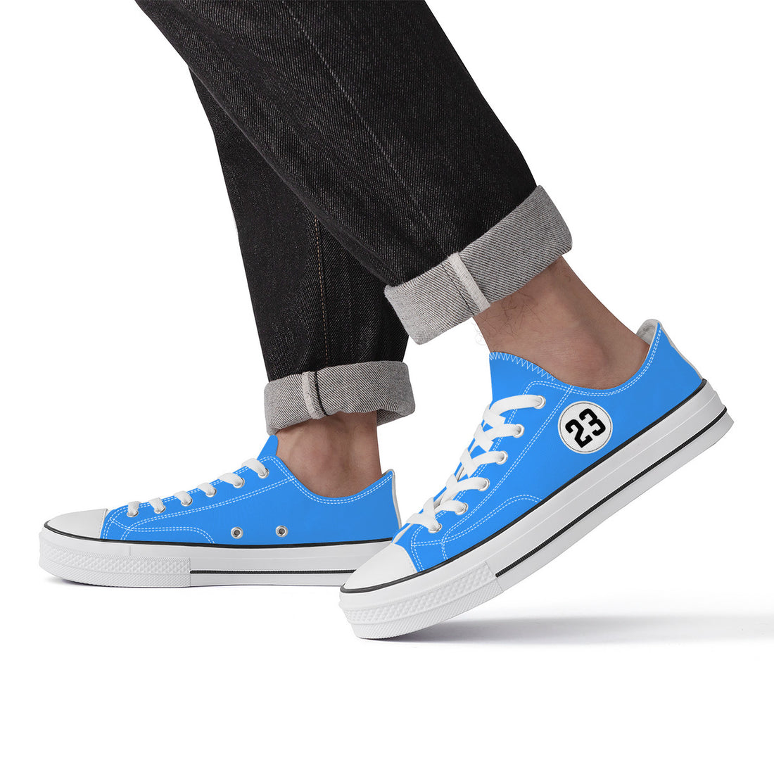 Aqua Blue Low Top