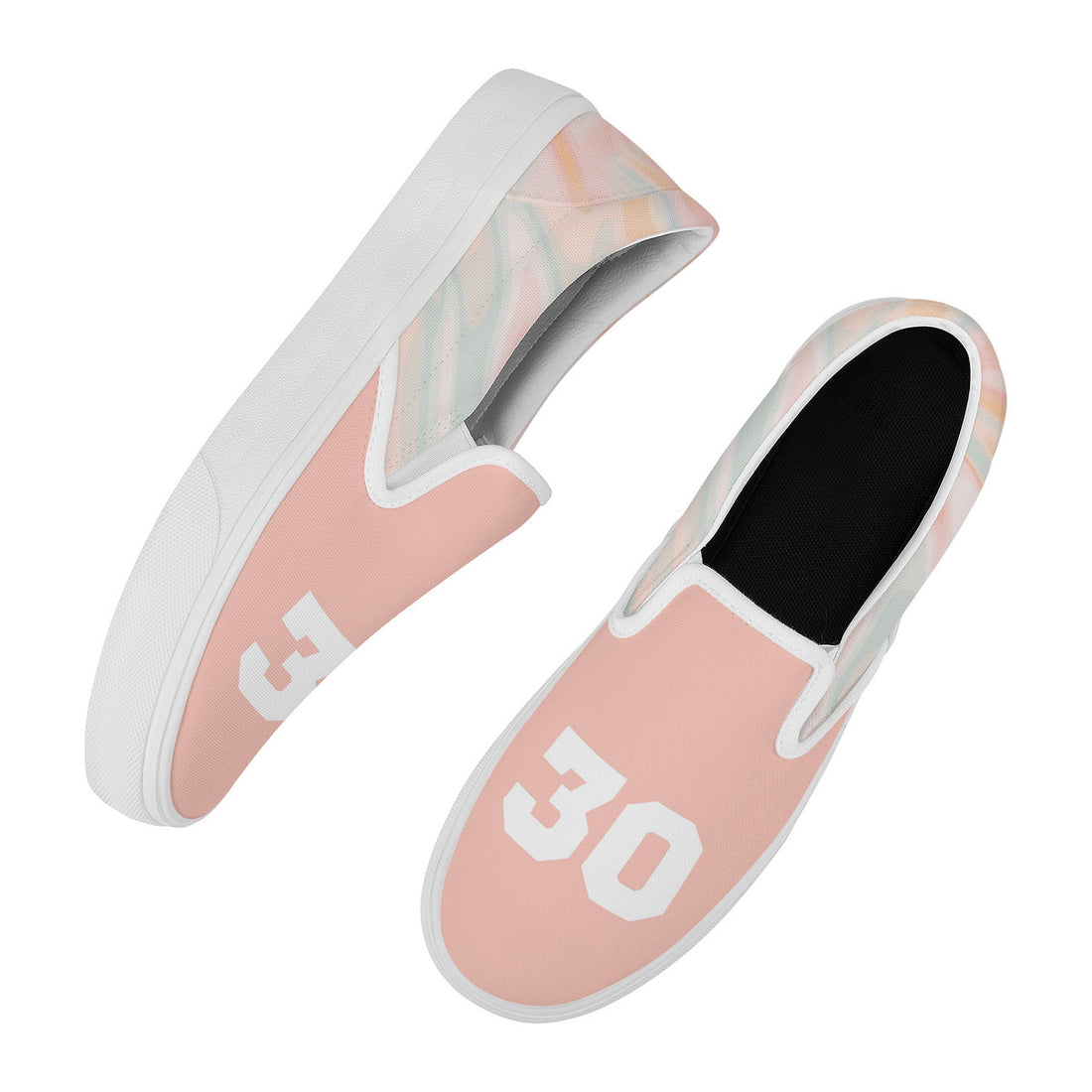 Pink Tie Dye Slip On