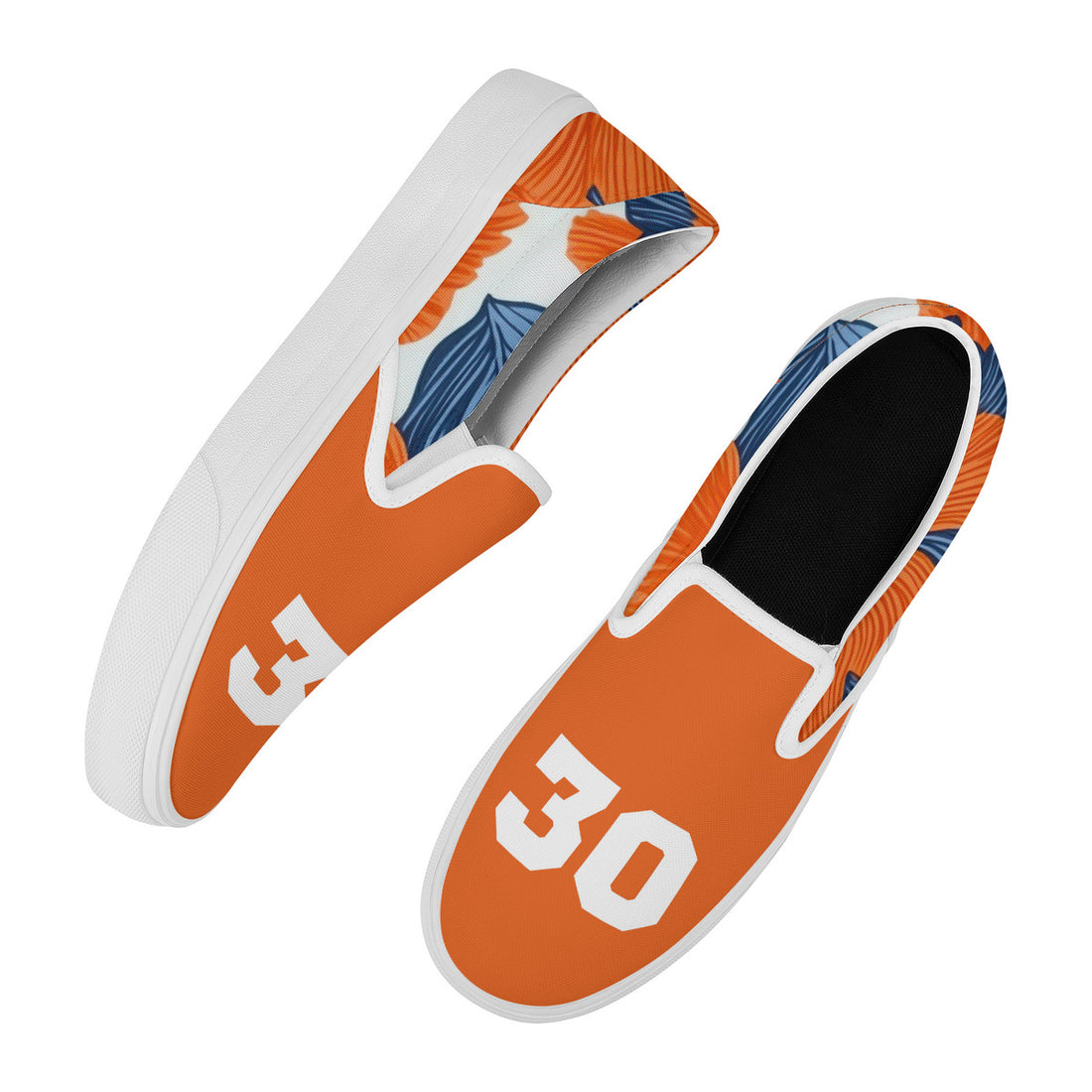 Vibrant Orange Slip On