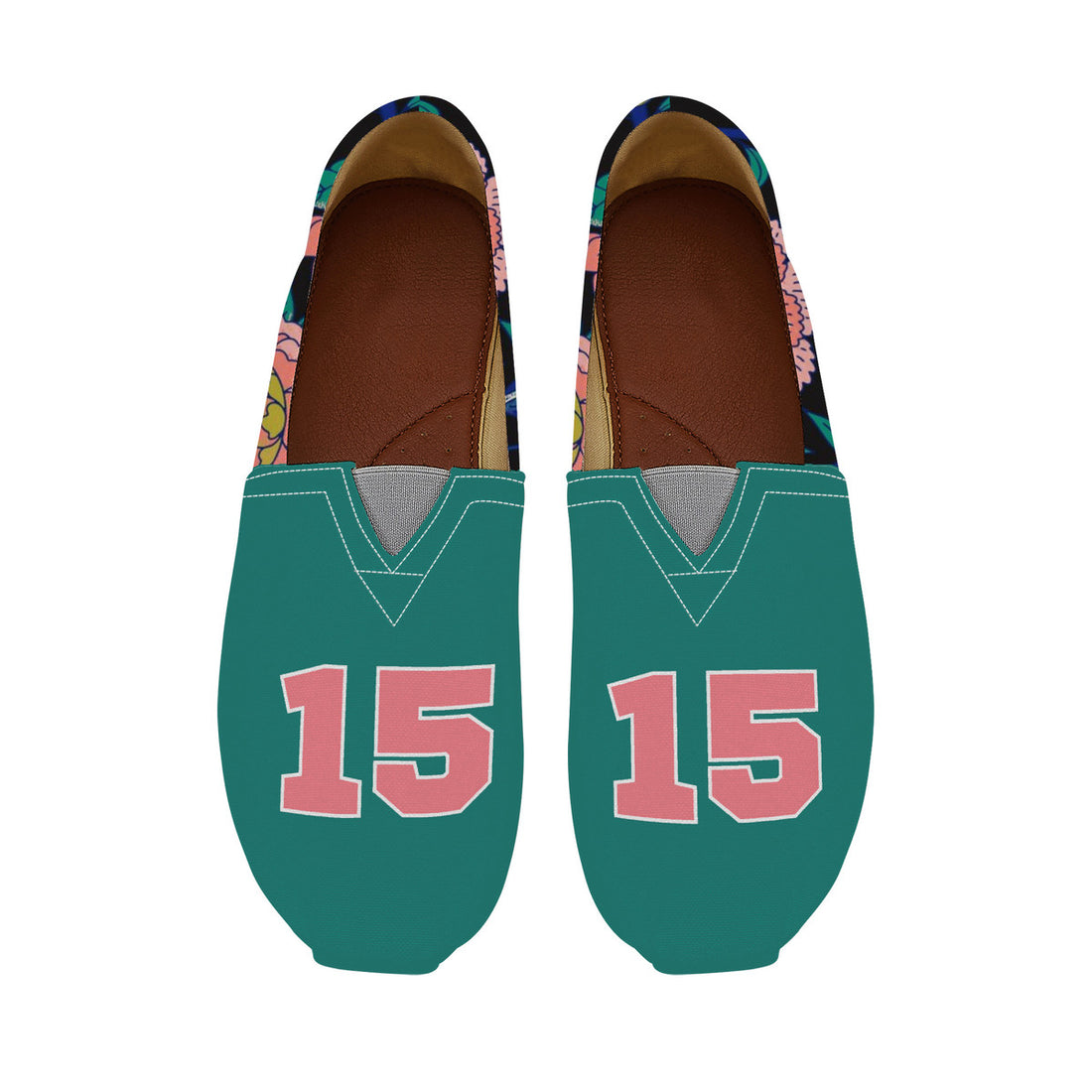 Teal Chinoiserie Bird Casual