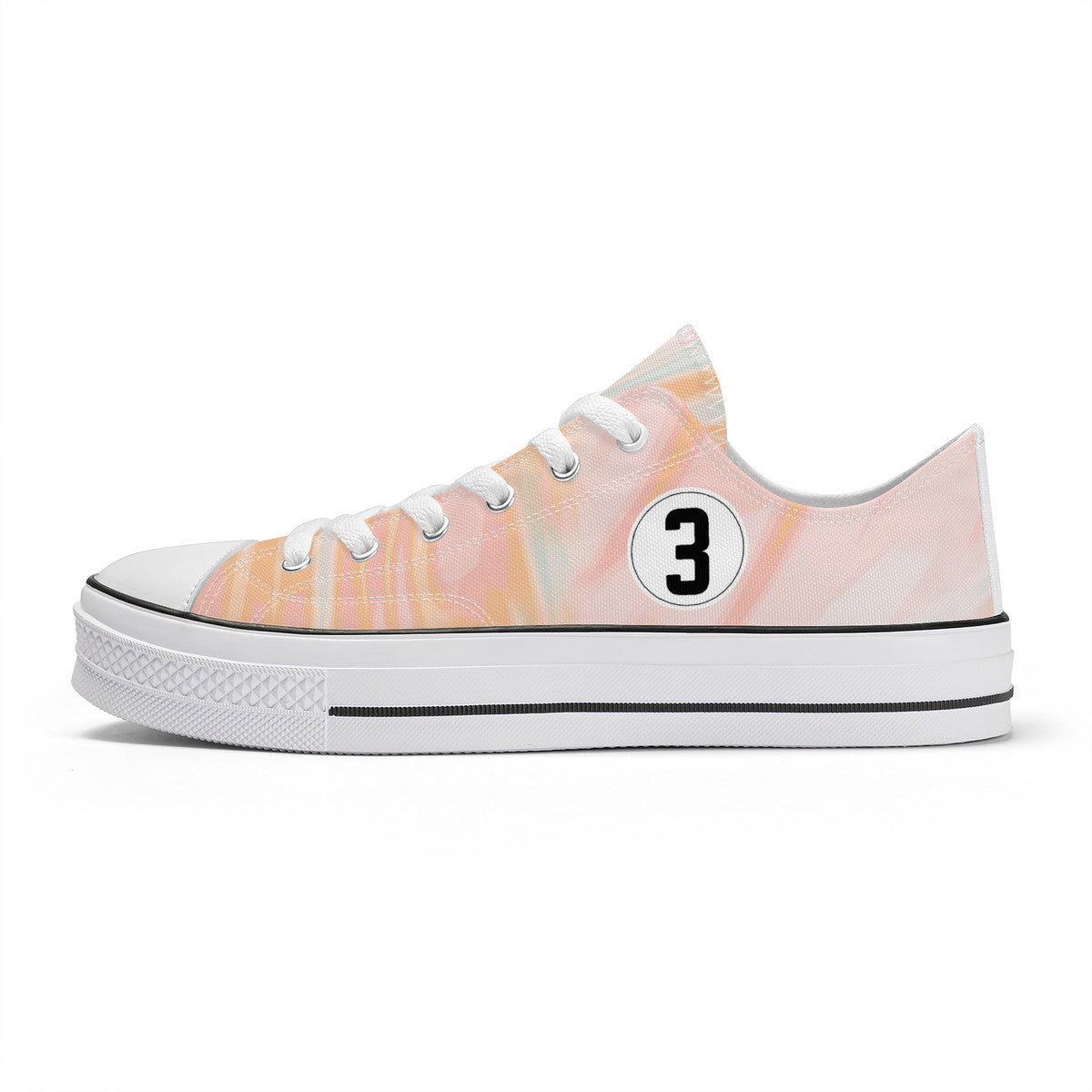 Pink Tie Dye Low Top