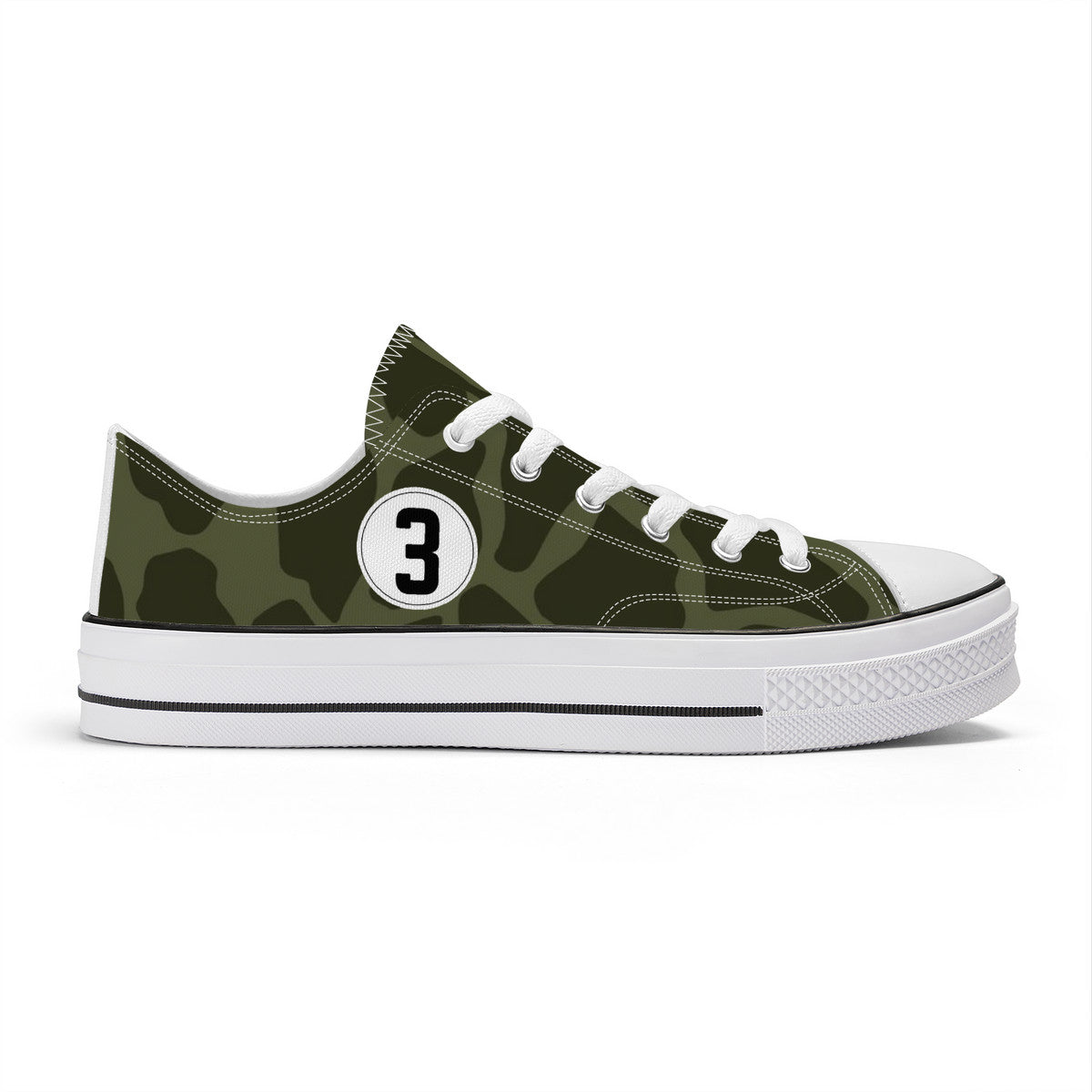 Green Leopard Low Top