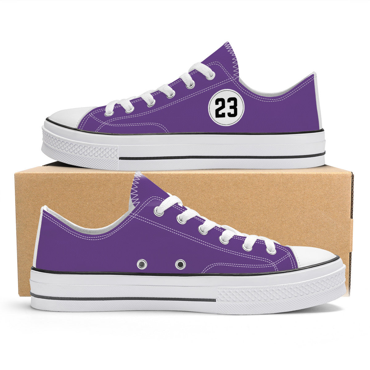 Purple Low Top