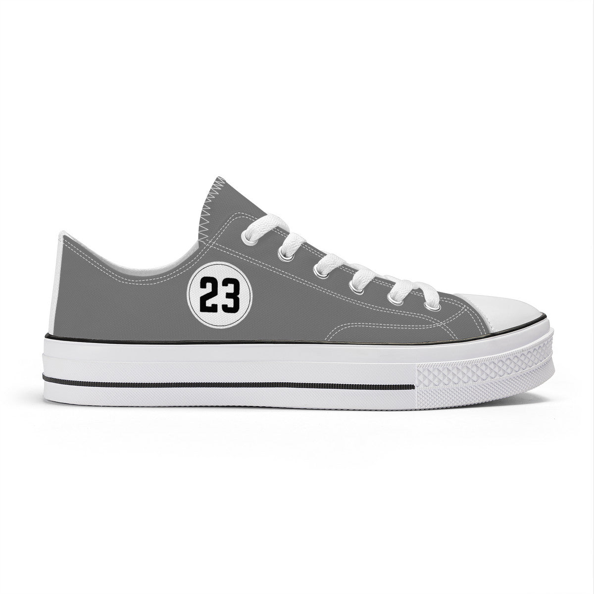 Gray Low Top