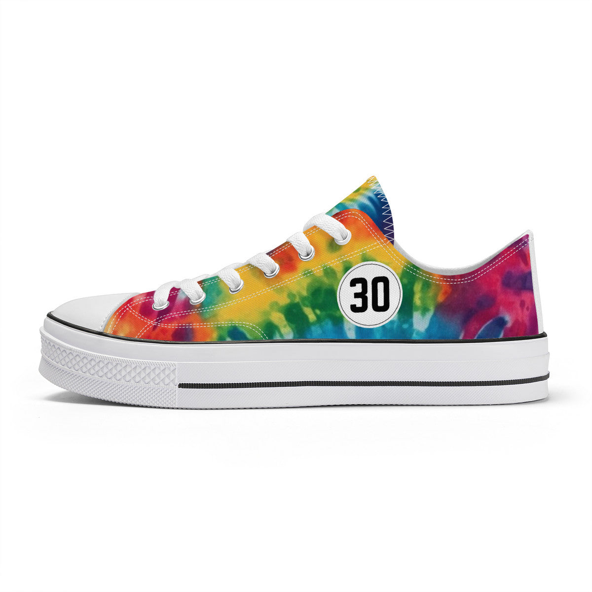 Rainbow Tie Dye Low Top