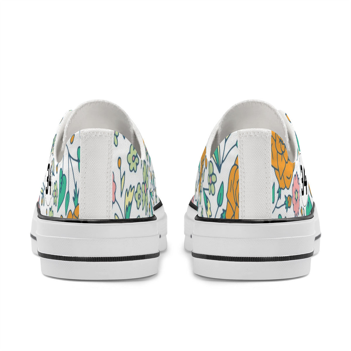 Ditsy Floral Retro Low Top
