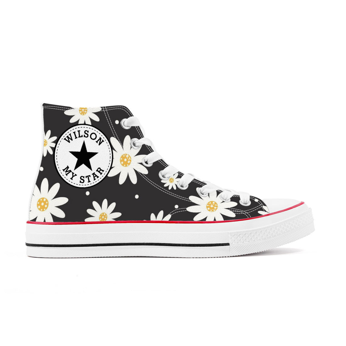 Black Daisy My Star High Top