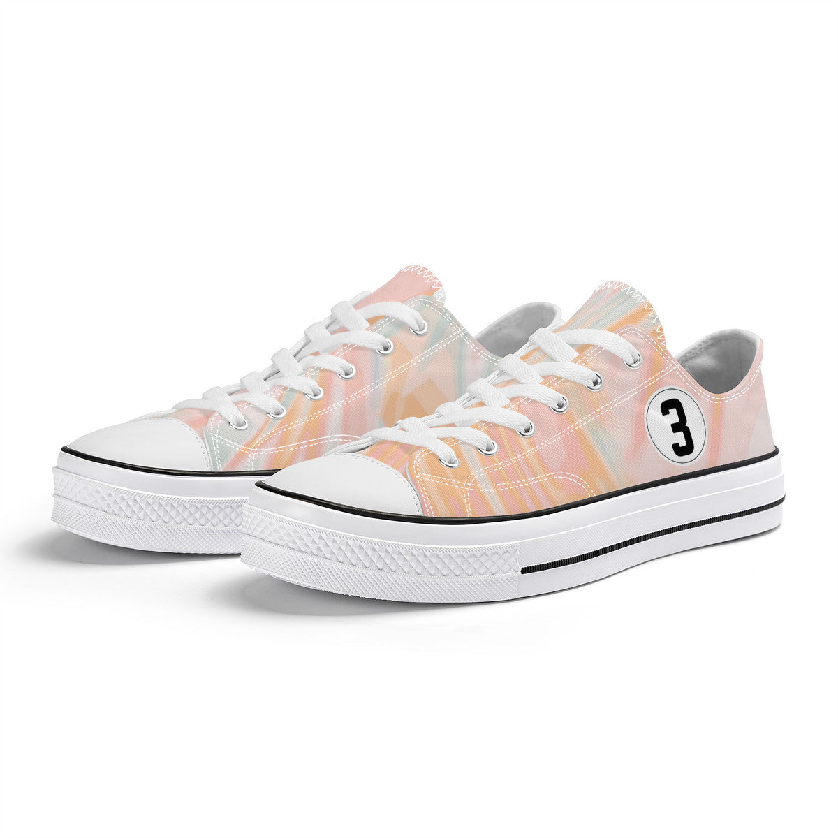 Pink Tie Dye Low Top