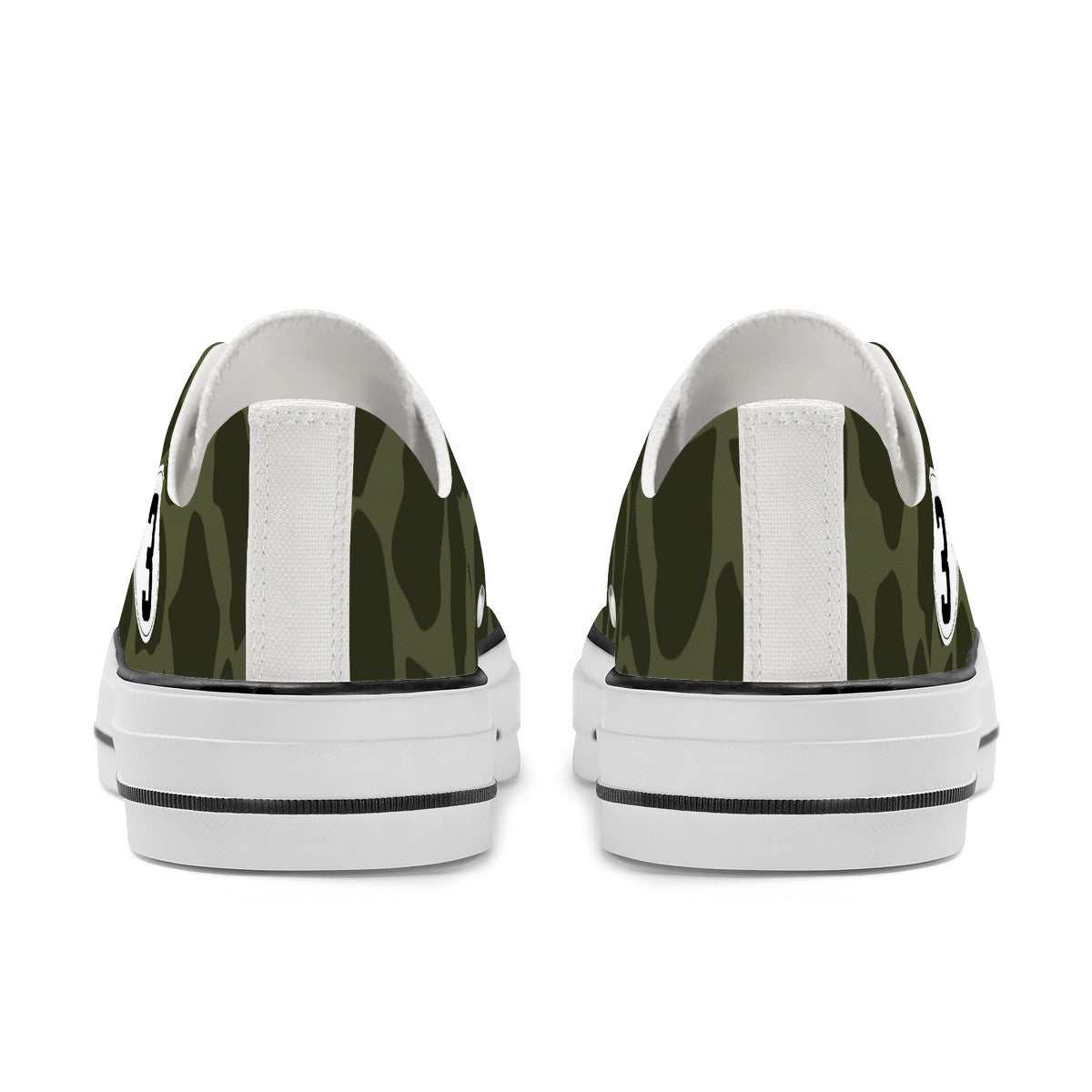 Green Leopard Low Top