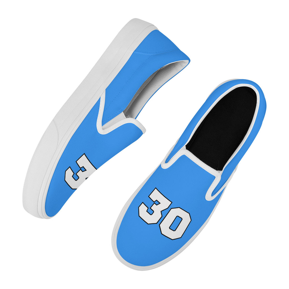 Aqua Blue Slip On