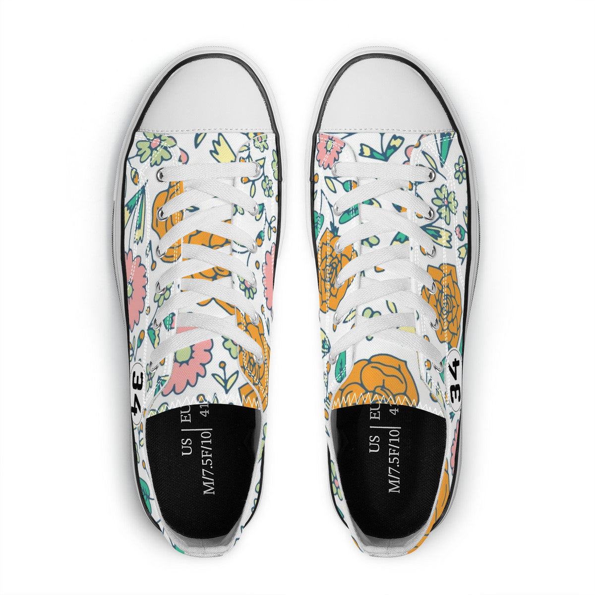 Ditsy Floral Retro Low Top