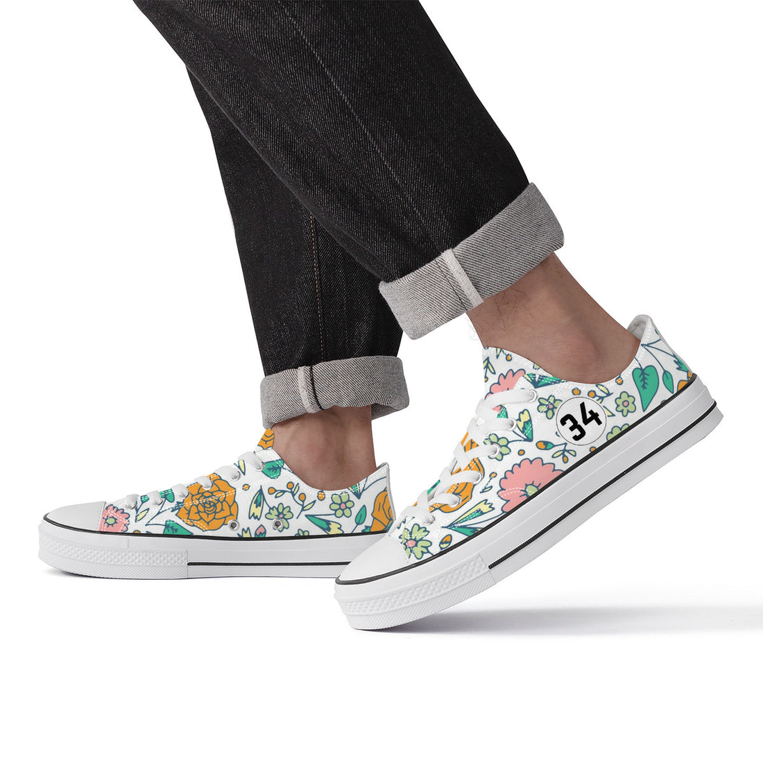 Ditsy Floral Retro Low Top