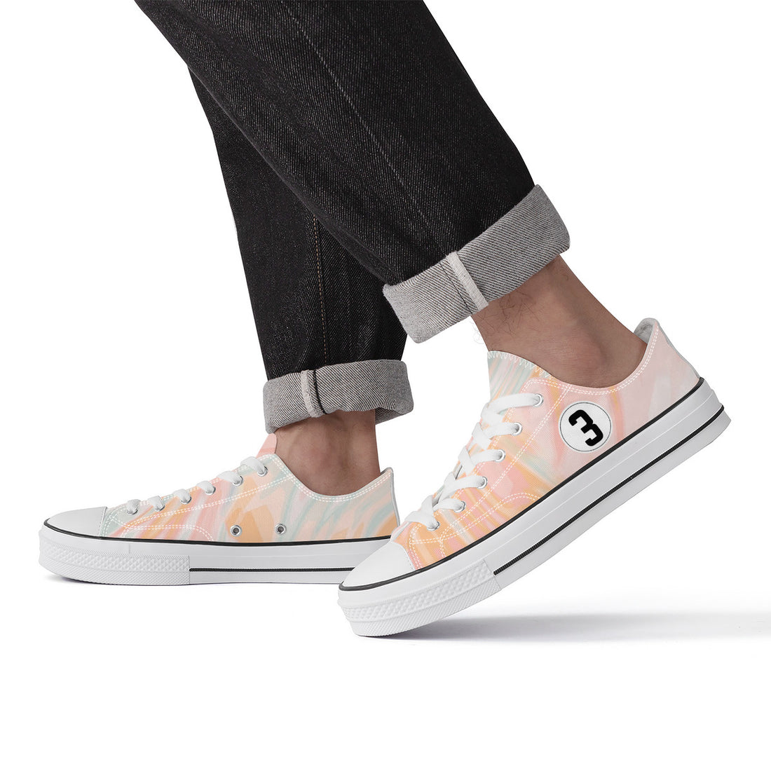 Pink Tie Dye Low Top