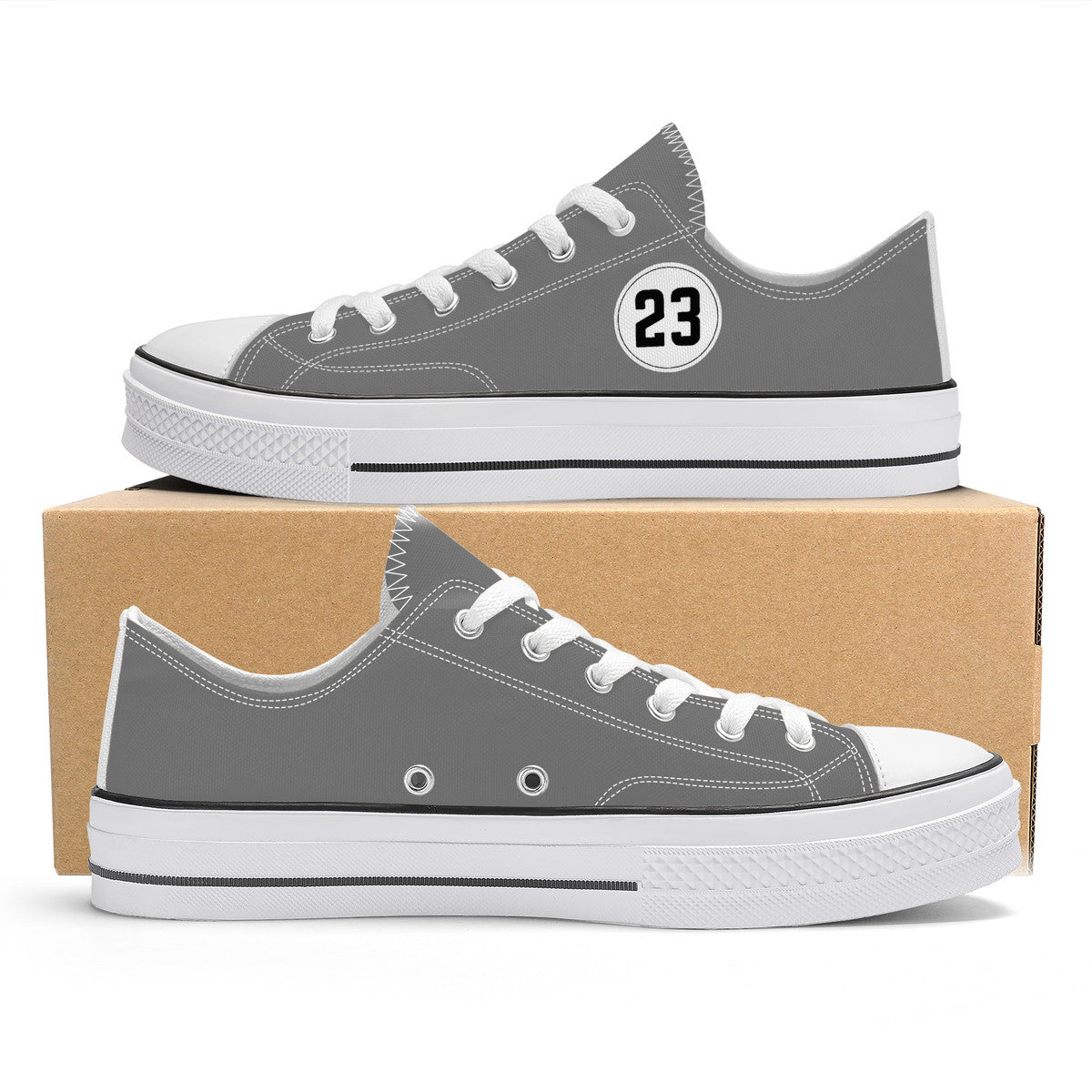 Gray Low Top